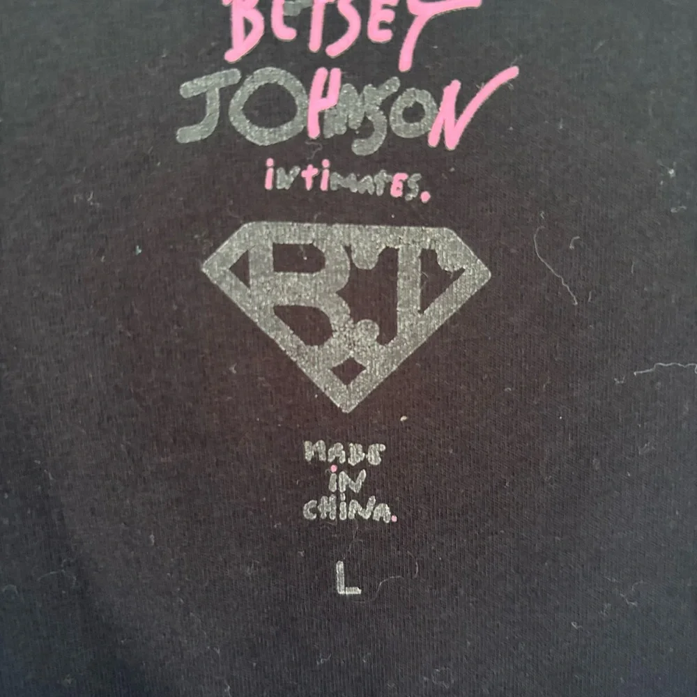 Betsey Johnson Vintage Y2K Striped Sleepwear Top | Vintage New York Label | L - Picture 3 of 3